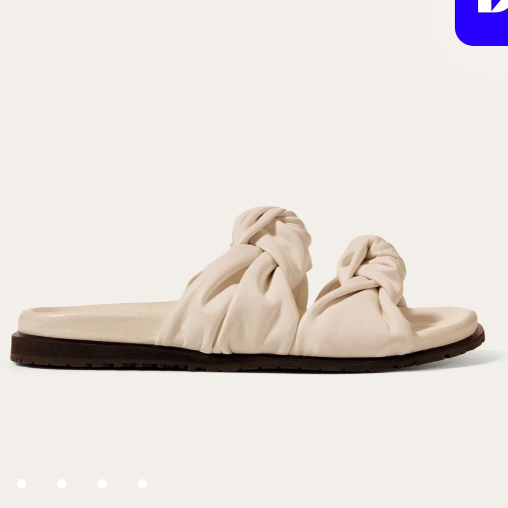 Dear Frances Black Sole Cream Upper Sandals size 38